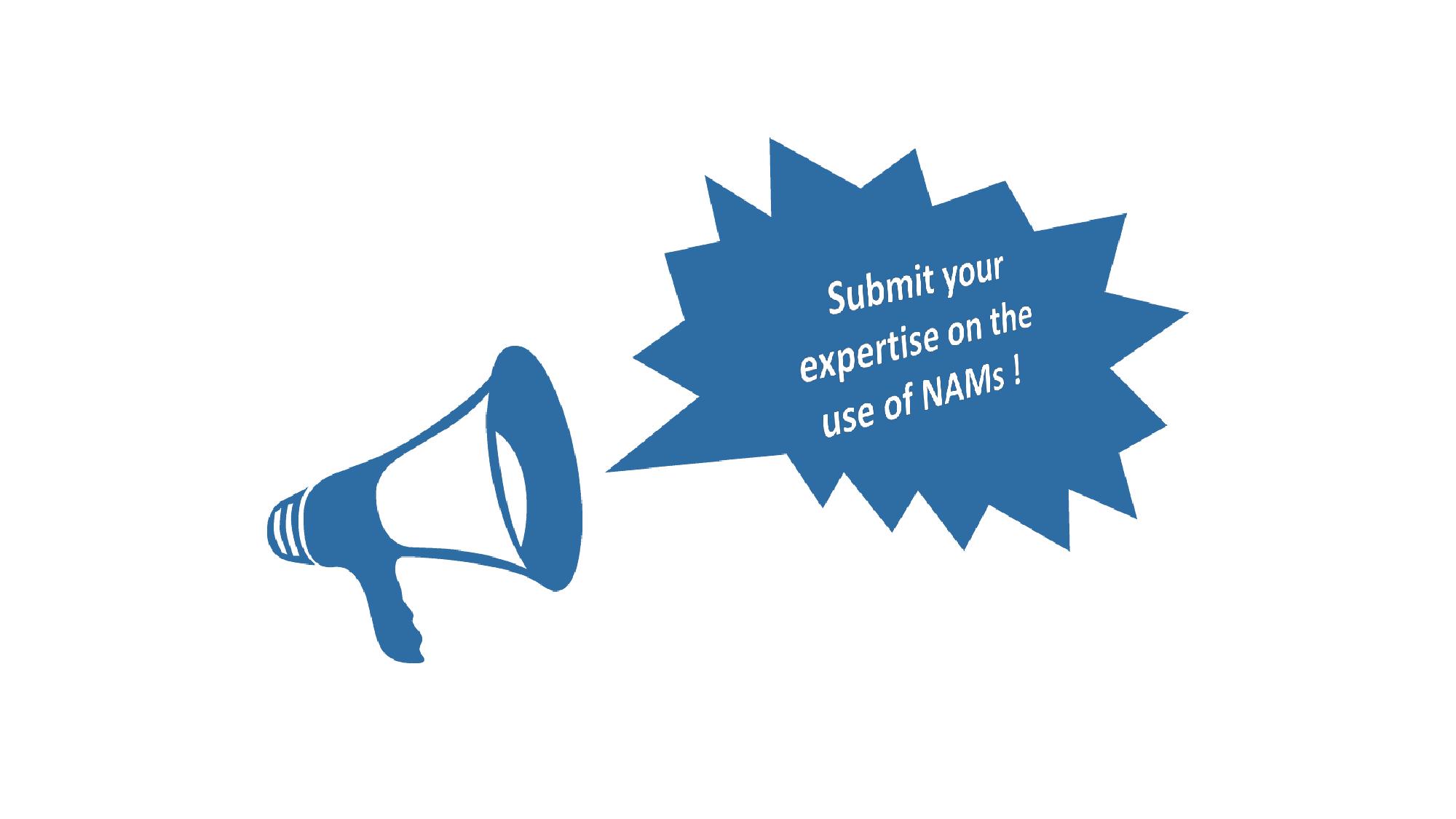 Submit your expertise on the use of NAMs