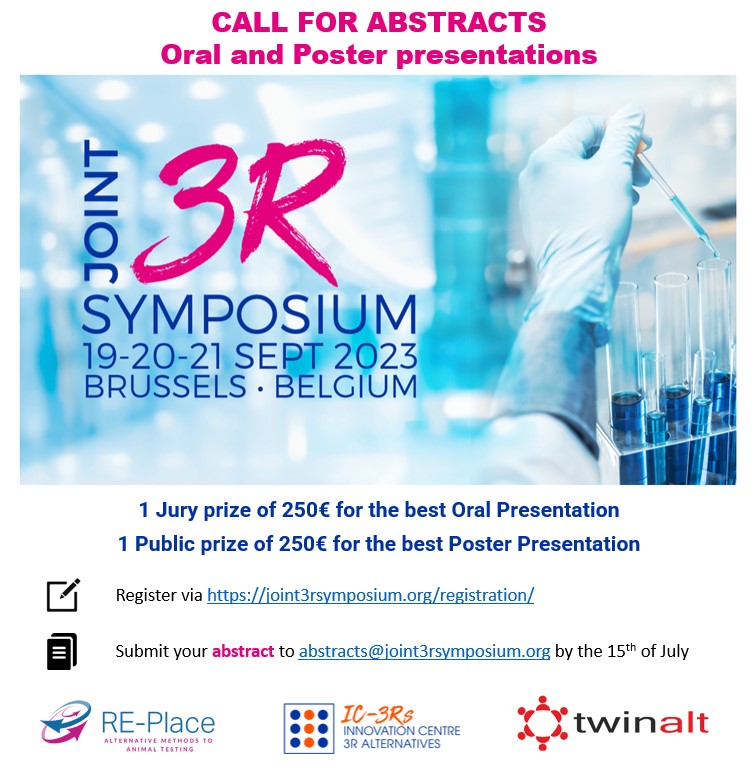Submit your abstract now for the Joint 3R Symposium in Belgium