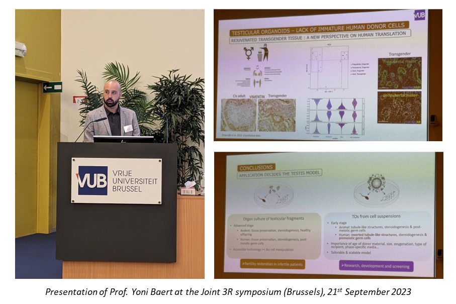 Prof. Yoni Baert at the Joint 3R Symposium (Brussels), 21st September 2023