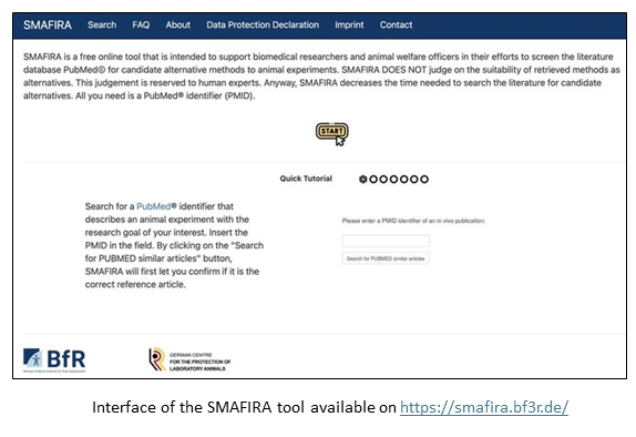 SMAFIRA: A tool for searching alternative methods in the Pubmed database SMAFIRA: A tool for searching alternative methods in the Pubmed database